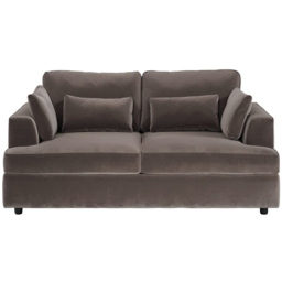SOLACE+CO Drew Brown 2 Seater Velvet Sofa - thumbnail 3
