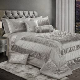 Intimates Vera Single Silver Bedspread