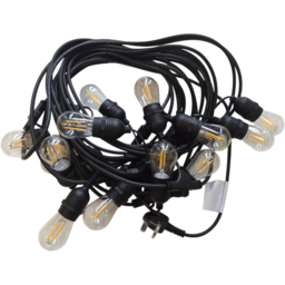 Lighting Legends Elite Warm White Connectable Festoon Outdoor String Light 30m - thumbnail 2