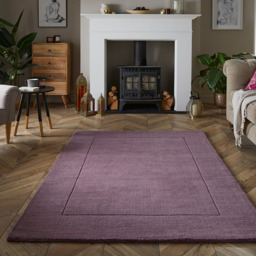 Esselle Home Esme Mauve Woolen Rug 200 x 290cm - thumbnail 2