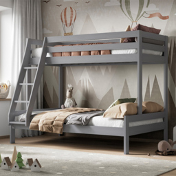 Noomi Nora Grey Pine Triple Bunk Bed