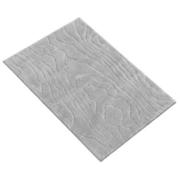 Aspen Wood Bath Mat - Light Grey / 100cm