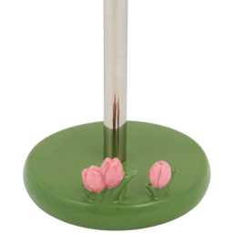Tulip Toilet Roll Holder Green - thumbnail 2