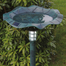 Gardenkraft Solar Lit Bird Bath - thumbnail 4