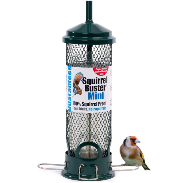 Happy Beaks Brome Squirrel Buster Mini Seed Feeder - image 1