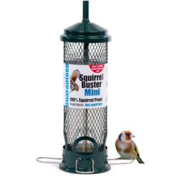 Happy Beaks Brome Squirrel Buster Mini Seed Feeder