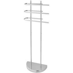 Bathstore Silver 3 Tier Towel Rail