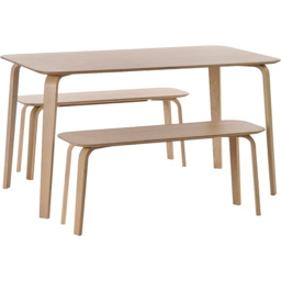 Julian Bowen Kaito 6 Seater Dining Table Light Oak Effect - thumbnail 4
