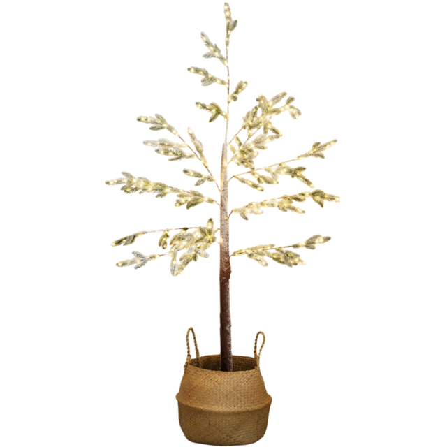Marco Paul Mains Powered 48 Warm White LED Alpine Light Up Artificial Christmas Tree 3.93ft - image 1