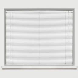 Caecus PVC Long Drop Venetian Blind White 105 x 210cm