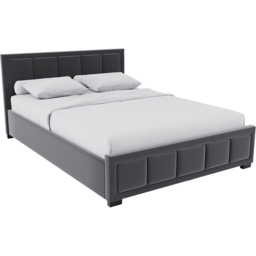 Vida Designs Vanita King Size Dark Grey Bed Frame - thumbnail 2