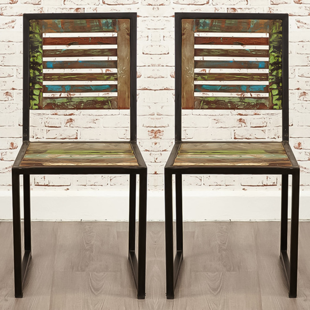 Baumhaus Urban Chic Set of 2 Dining Chair - image 1