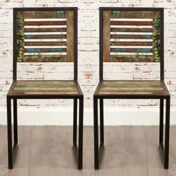 Baumhaus Urban Chic Set of 2 Dining Chair - thumbnail 1