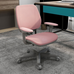 Portland Pink 360° Swivel Office Chair with Security Wheels