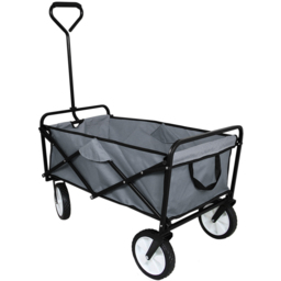 Foldable Garden Cart Wagon - Grey - thumbnail 1