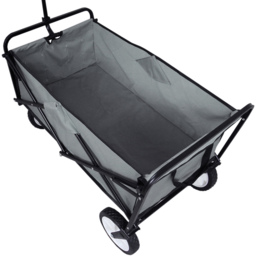 Foldable Garden Cart Wagon - Grey - thumbnail 4
