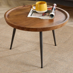 Home Source Medium Solid Mango Wooden Coffee Table