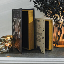Set of 2 Spooky Book Boxes Multicolour - thumbnail 3