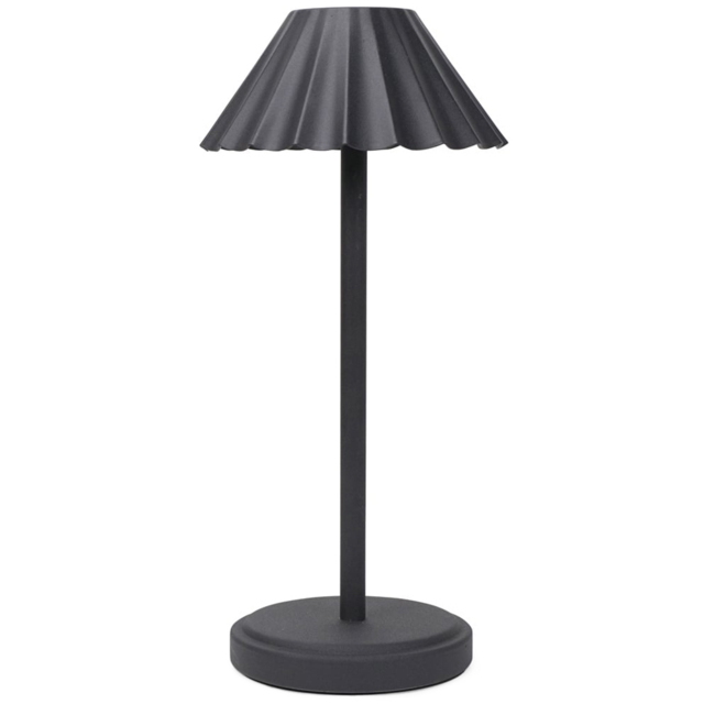 ValueLights Avery Black Rechargeable LED Portable Table Lamp - image 1