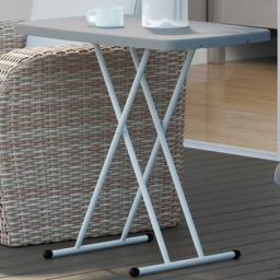 Outsunny Charcoal Grey Foldable Outdoor Coffee Table
