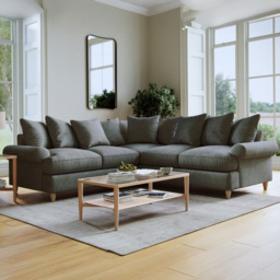 Clara Faro 17 Grey 4 Seater Agmamito Sofa - thumbnail 1