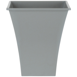 Wham Metallica Cement Grey Recycled Plastic Square Planter 23cm 4 Pack - thumbnail 3