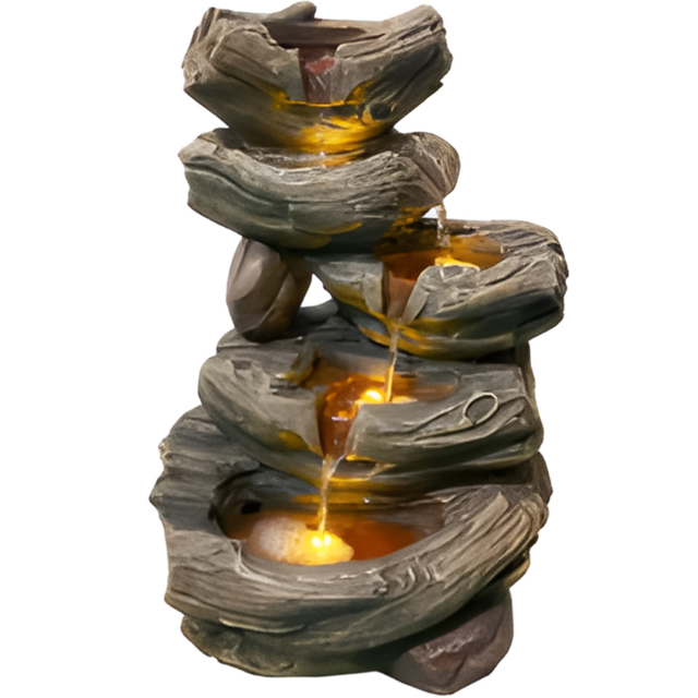 Tranquillity Solar Powered Arggle LED Water Feature