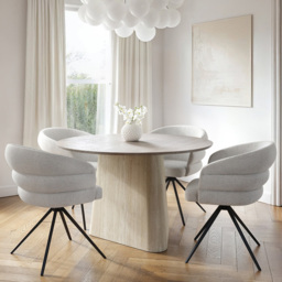 SOLACE+CO Elin Eira 4 Seater Dining Set - thumbnail 1