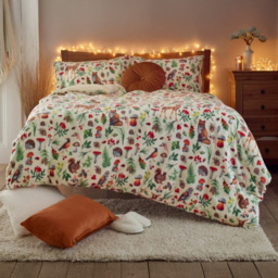Deyongs Autumn Animals Fleece King Size Duvet Set