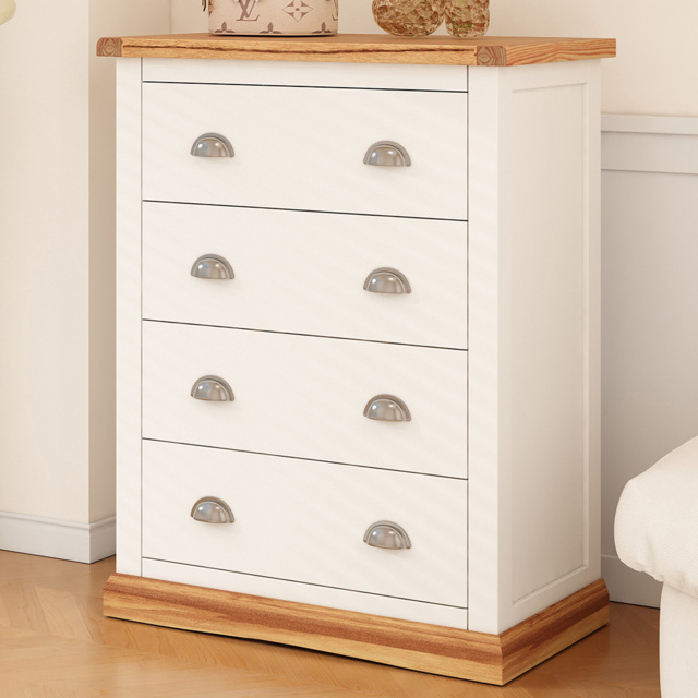 Cabinet Bits Tropea 4 Drawer Chest of Drawers with Chrome Cup Handle - image 1