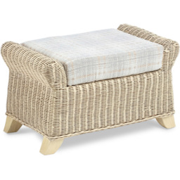 Desser Clifton Natural Rattan Footstool with Storage - thumbnail 2