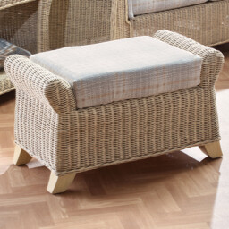 Desser Clifton Natural Rattan Footstool with Storage