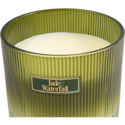 Jade Waterfall Large Ribbed Candle - thumbnail 4
