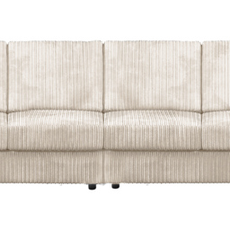 Luxor 4 Seater Cream Jumbo Cord Long Sofa with Full Back - thumbnail 4