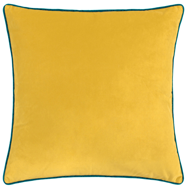 Paoletti Meridian Cylon Teal Velvet Cushion - image 1