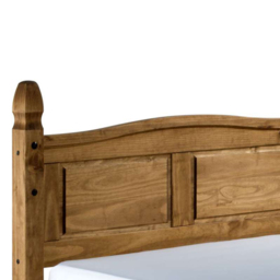 Birlea Corona Double Natural Wax Low End Bed Frame - thumbnail 3