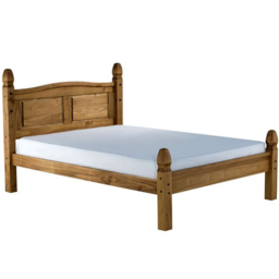 Birlea Corona Double Natural Wax Low End Bed Frame - thumbnail 2