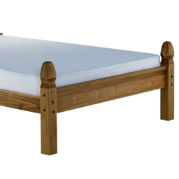 Birlea Corona Double Natural Wax Low End Bed Frame - thumbnail 4