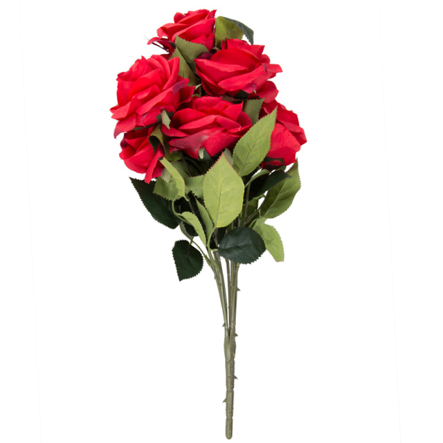 Red Rose Artificial Flower Bouquet