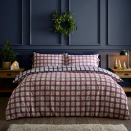 Mistletoe Check Duvet Set King - thumbnail 1