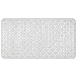 Glitter Scallop PVC Bath Mat 69 x 38cm
