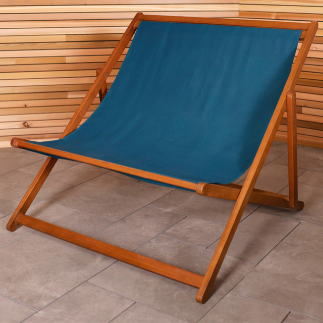 Charles Bentley Teal Eucalyptus Double Deck Chair - image 1