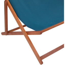 Charles Bentley Teal Eucalyptus Double Deck Chair - thumbnail 3