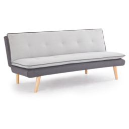 Home Detail Willow Double Sleeper Light Grey and Dark Grey Fabric Sofa Bed - thumbnail 2