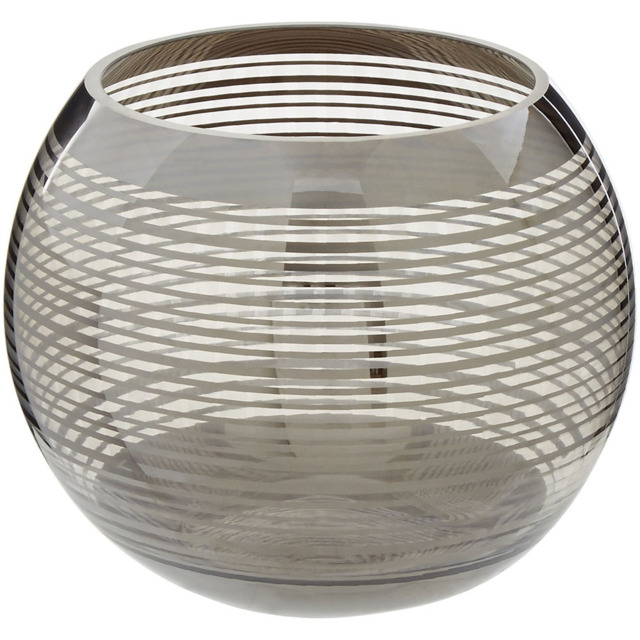 Premier Housewares Silver Raya Glass Vase - image 1