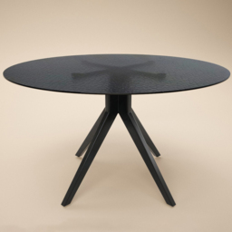 SOLACE+CO Emil Vito 4 Seater Round Glass Dining Set - thumbnail 2