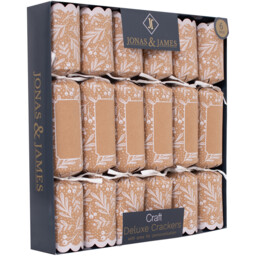 Jack & Jones Cream Craft Deluxe Christmas Crackers 6 Pack - thumbnail 4