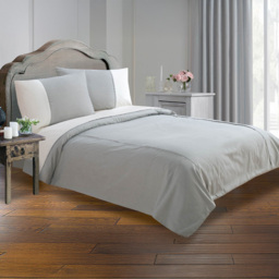 Sweet Dreams Lincoln Black King Size Stripes Duvet and Pillowcase Set