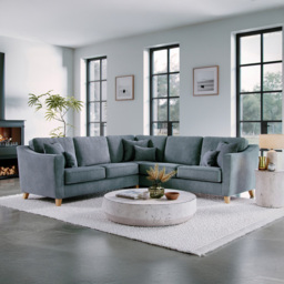Marlon City Denim 4 Seater Corner Sofa - thumbnail 3