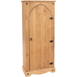 Corona Antique Wax Finish Vestry Cupboard - thumbnail 3